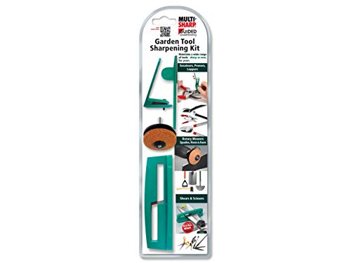 MULTI-SHARP 1801 Trousse d'affûtage de lames multi-usages pour outils de jardin, tondeuses, ciseaux, cisailles et autres