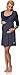 Be Mammy Maternity Night Dress Galla (Dotted/Dark Blue, L)