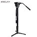 Produktbild Kingjoy MP3008F + VT-3510 Aluminiumlegierung Kamera Stativ Klapp Monopod Kit (Farbe: schwarz)