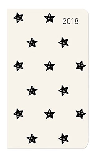 Preisvergleich Produktbild Slimtimer Sterne 2018 - Taschenplaner / Taschenkalender (9 x 16) - Weekly - 128 Seiten