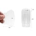 SelfTek 2.8cm Nail Art Transparent Stamping DIY Image Plate Manicure Print Tool With Scraper (Clear)