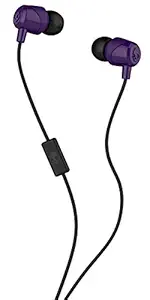 Skullcandy S2DUL-J571 Wired in Ear Headphone with Mic (Purple/Black)