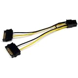 Startech 6 inch SATA Power to 6-Pin PCI Express Video Card Power Cable Adapter