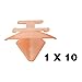 Price comparison product image Tuqiang® Car Rivets Exterior Door Side Moulding Bumpers Trim Clips 12.5mm 10Pcs