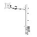 Produktbild NEG Profi Universal Monitor-Tischhalterung Visoflex VF352W (weiß) schwenkbar, neigbar, höhenverstellbar und drehbar (Pivot-Funktion), VESA 75x75, 100x100 und bis 10kg belastbar