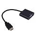 Produktbild Monllack 1080P HDMI Stecker auf VGA Buchse Video Converter Adapter Kabel für PC DVD HDTV Neueste auf der ganzen Welt
