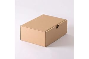 ENVELOPPEBULLE Lot de 50 Boîtes postales brunes 200x140x75 mm