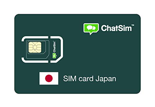 SIM Card internazionale per viaggi in GIAPPONE e in tutto il mondo - ChatSim - copertura 165 Paesi, roaming globale - rete multi-operatore GSM/2G/3G/4G, no costi fissi, no scadenza. 1GB per 30 giorni