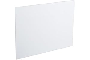 NRG Modern Bathroom L Shaped Bath Panels MDF End Bath Panel 700mm Gloss White