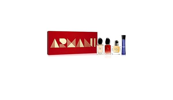 giorgio armani si miniature set