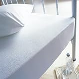 Love2Sleep NON NOISY CRINKLE FREE TERRY WATERPROOF MATTRESS PROTECTOR : MOSES BASKET 35 X 75