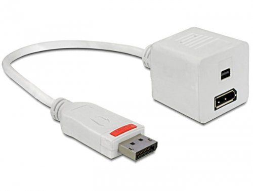 DELOCK Adapter Displayport-St > DP+mini DP-Bu