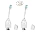Produktbild u-prime ® Standard Ersatz Bürstenköpfe Kompatibel mit Elektrische Zahnbürste Philips Sonicare HX7022), Baureihe E HX7001 (vollständig geeignet für folgende Philips Sonicare Modelle: Sonicare Essence Sonic, Xtreme, Elite, CleanCare, Advance Modelle 2 zählt (2er Pack).