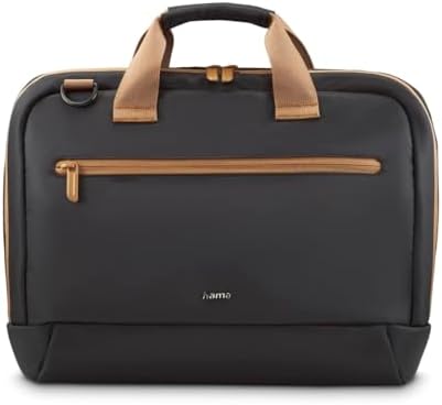 Hama Borsa per laptop da 13,3 a 14,1 pollici (borsa da lavoro leggera come borsa a tracolla o borsa per il trasporto, borsa per notebook con scomparto anteriore e scomparto interno, impermeabile,