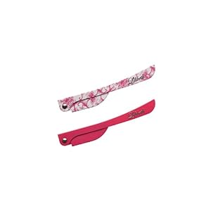 Brow Shaper Hair Removal Dermaplaning Tool Set of 2 Pink Chinese Porcelain Print Colletion Pain Free, Safe and Portable… - Image 2