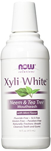 NOW Foods Xyliwhite Neem and Tea Tree Mouthwash 16 oz