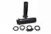 Imported Motorcycle Motorbike Handlebar Grips Rubber Anti-slip Handle Grips Black RS.445.00
