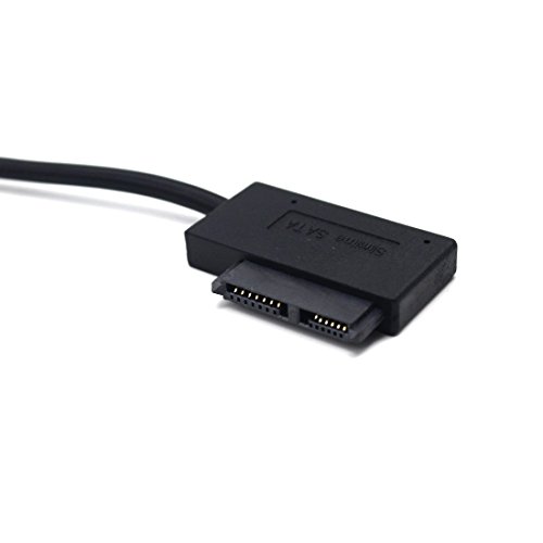 fiimi USB 2.0 zu SATA 7 + 6 13pin Adapter Konverter Kabel für Laptop Notebook CD-ROM - 2