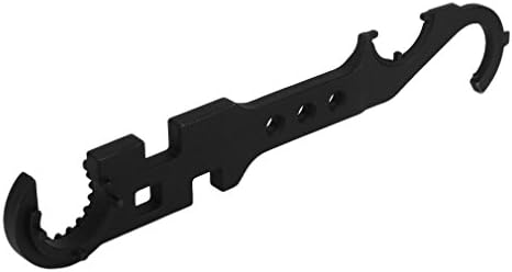 Tactical Heavy Duty Steel Smithing Wrench Multifunctional Armorer Wrench Tool