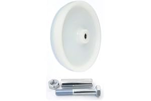 BYUP Kunststoffräder Ø 250mm (polyamid nylon) Polyamid Rad Transportrollen mit Montage-Set