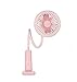 Produktbild Mr. Fragile Clip Tragbaren Kleinen Ventilator USB Wiederaufladbare Desktop-Büro Kinderwagen Schlafsaal Nachttischventilator Mit LED-Licht 2 Geschwindigkeit Einstellbar Kühler