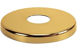 TYCNER 26mm 3/4" Inch BSP Acier Couleur Or Robinet Soupape Couverture Tuyau 8mm Haut