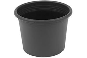 QDWQ-US Megaplastic Pflanzkübel Cylinder (60 cm, Anthrazit)