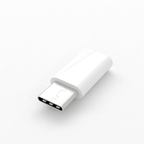 esorio® USB-C auf Micro USB Adapter verwandelt USB Type-C Input in Micro-USB für MacBook Pro, MacBook (2015), ChromeBook Pixel, Nexus 5X, Nexus 6P, Nokia N1, OnePlus 2 und weitere | weiss - 5