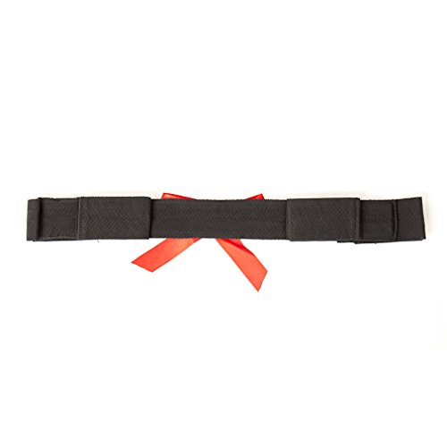 Wiftly Damen und Herren Bondage-Set Handschellen + Fußfesseln Mit roten Schleife Für Bondage SM Nylon Adult Sex-Spielzeug Fesseln Erwachsene-Bandage - 4