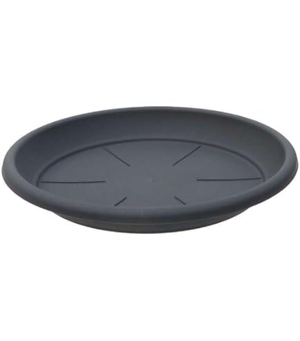 Sottovaso OMNIA 32 Cm Grigio Fumo - Portavaso Per Piante - Foto 4