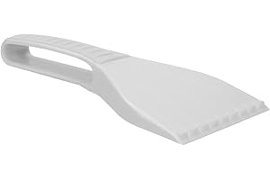 ELASTO FORM Eiskratzer „Clean Vision“ Eisschaber für Auto Scheiben | Griff mit Anti-Rutsch-Funktion | aus robustem Kunststoff (weiß)
