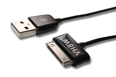 vhbw Câble USB pour SAMSUNG Galaxy P1000, Tab 2 GT-P5110, GT-P5100, Galaxy Note 10.1 GT-N8000, GT-N8010, 10.1 LTE GT-N8020 etc.