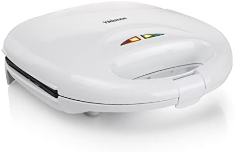 Tristar Tostiera – Piastre grill – Coperchio con bloccaggio – 750 W – Rivestimento antiaderente – Facili da pulire – Con chiusura di sicurezza – SA-3050