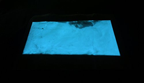 100g Profi Glühpulver – Selbstleuchtende Leuchtpigmente, Farbpigmente, Nachleuchtpulver, UV Farbpulver, Nachleuchtpigment, Nachleucht-Pigment, Schwarzlicht (100g, Blau) - 2