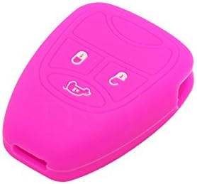 Fassport Silicone Cover Skin Jacket fit for JEEP Remote Key Case CV9750 Rose