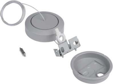 Price comparison product image Siteco Einseil-Abhängung grau 5MN91201