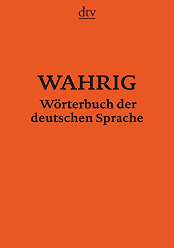 Wahrig Worterbucher: Worterbuch der deutschen Sprache (DTVWahrig): 34743