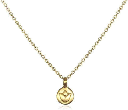 Satya Gold Lotus Delicate Flower Necklace