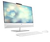 HP Pavilion 23.8 Inch Full HD All-in-One PC – (White) (AMD Ryzen 5 2600H, 8 GB RAM, 1 TB HDD plus128 GB SSD, Windows 10 Home)