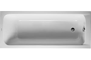 BAIGNOIRE D-CODE 170X70 BLANC AVEC PIEDS VIDAGE LATERAL DURAVIT