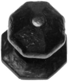 Kirkpatrick Antique Black Centre Door Knobs Knob 2.75" 70mm Plate 3" 76mm 3064