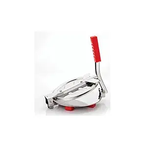 Stainless Steel Puri Maker Press Machine - Roti/Chapati/Papad/Khakhra/Poori Presser with Handle for Home - (Silver)