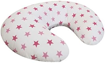Cuddles Collection Twinkle Star Nursing Pillow, Pink
