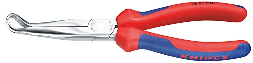 KNIPEX 38 95 200 Mechanikerzange verchromt mit Mehrkomponenten-Hüllen 200 mm