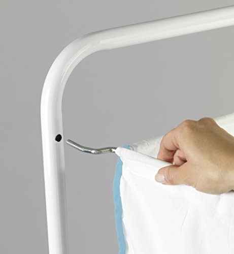 WENKO 62080100 Wäschesammler Escala – mit 3 Körben, pulverbeschichtetes Metall, 44 x 126 x 46 cm, Weiß - 8