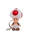 Produktbild Super Mario Original 3D Toad - Schlüsselanhänger | 100% Gummi | Offizielles Merchandise