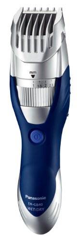 Panasonic ER-GB40 - beard trimmers (Blue, Silver, Nickel-Metal Hydride (NiMH), Stainless steel)