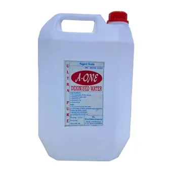 A-ONE WS Deionized Water-Di Water H20 Ultra Pure & Salt Free for Battery Inverter Medical Equipment's & Chemicals Formulation (10 Ltr.)