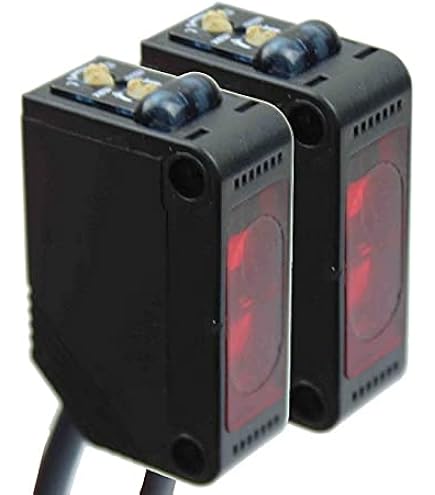 Reflector lichtkast 12 tot 24 Volt DC - uitgang PNP reflectie lichtkast met spiegel IR-lichtkast tot 2 meter NC/NO (reflectorlichtkast - 2 meter - PNP - E3Z-R81