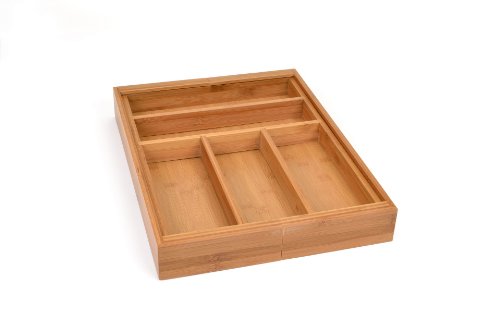 GRÄWE Besteckkasten ausziehbar aus Bambus, variabel 36-57 cm - 2